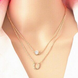 Multilayer chain necklace jewelry